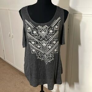 LOVE ON A HANGER Cols Shoulder Top